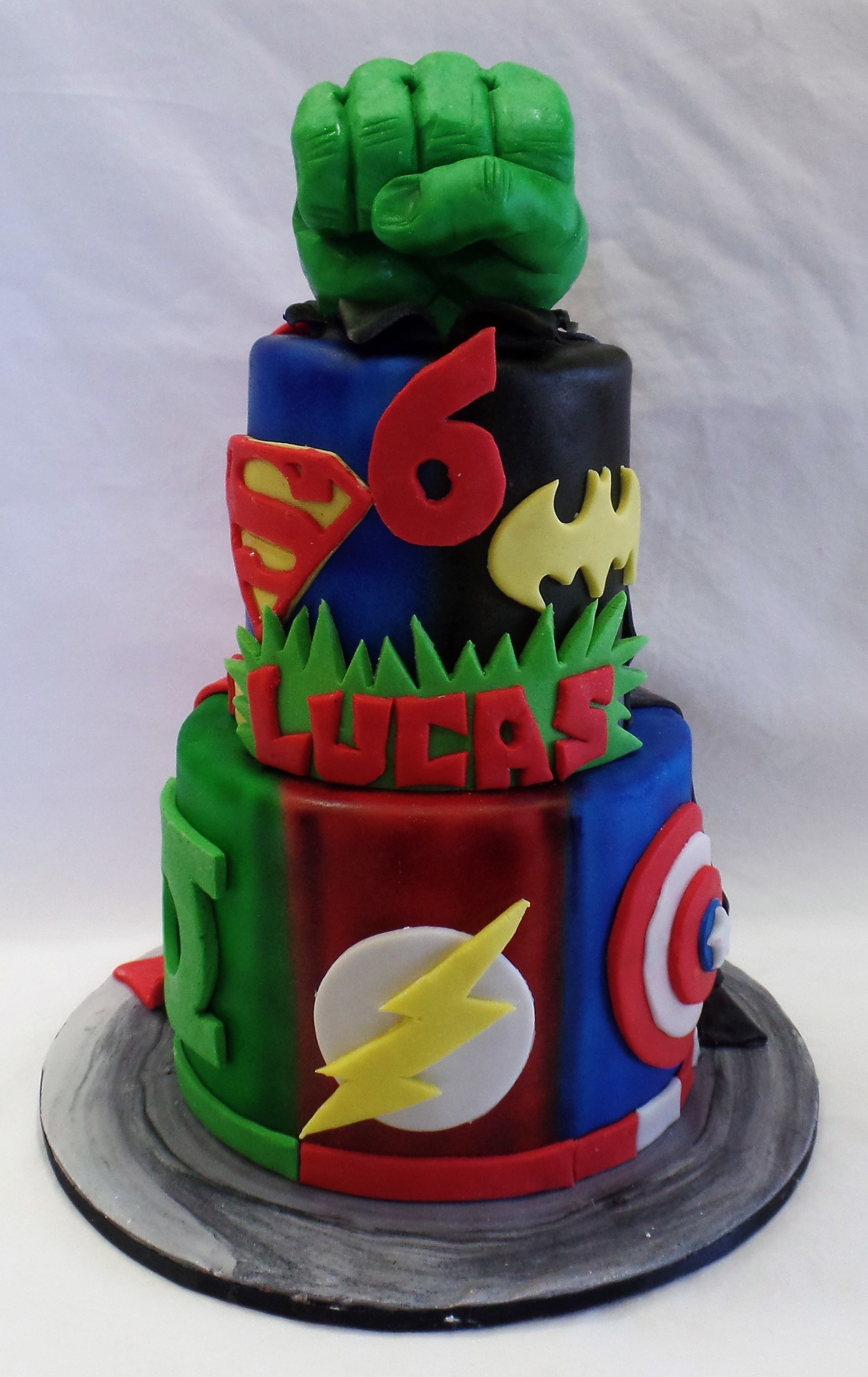 Super Hero Birthday Cake