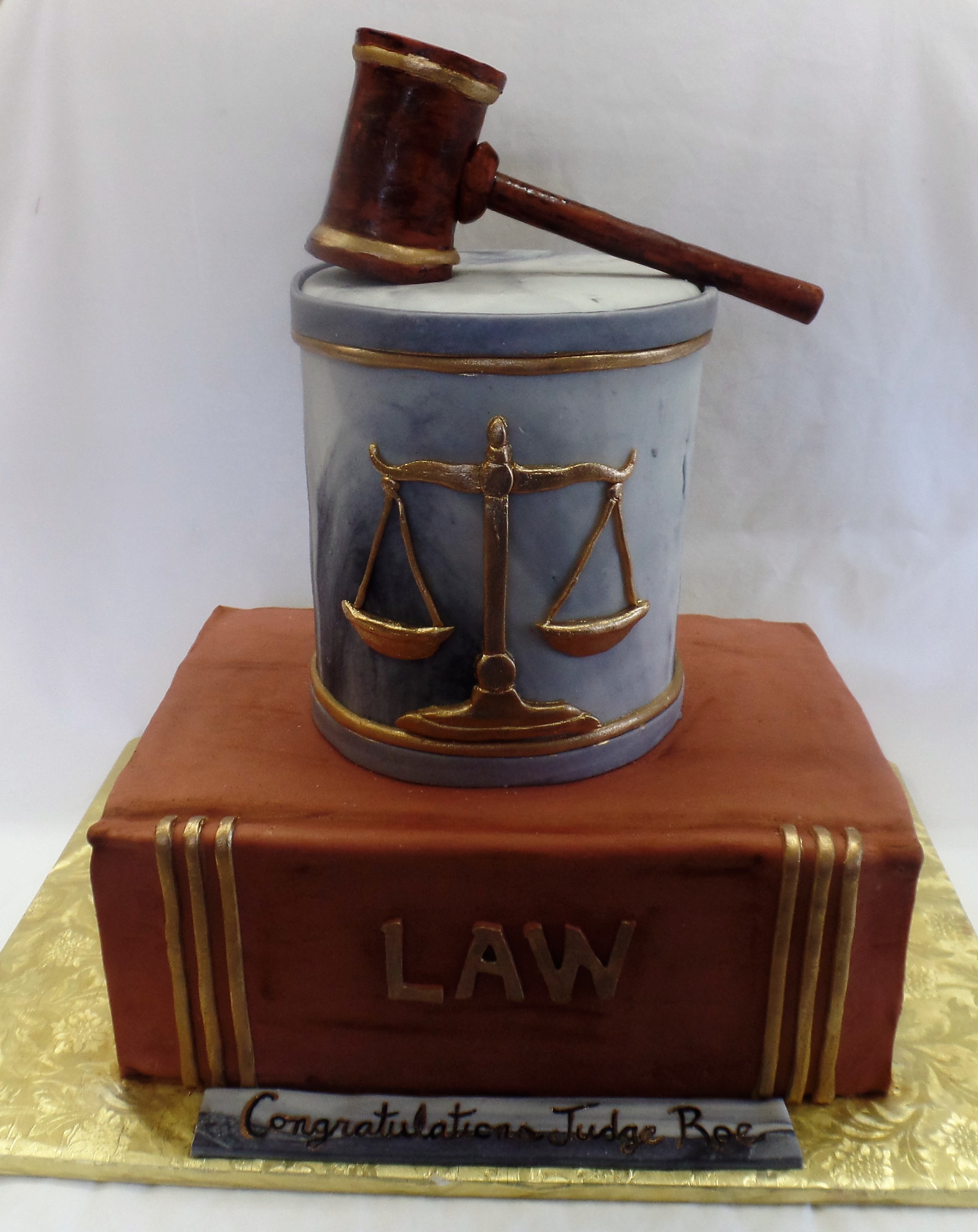 Judge Retirement Cake