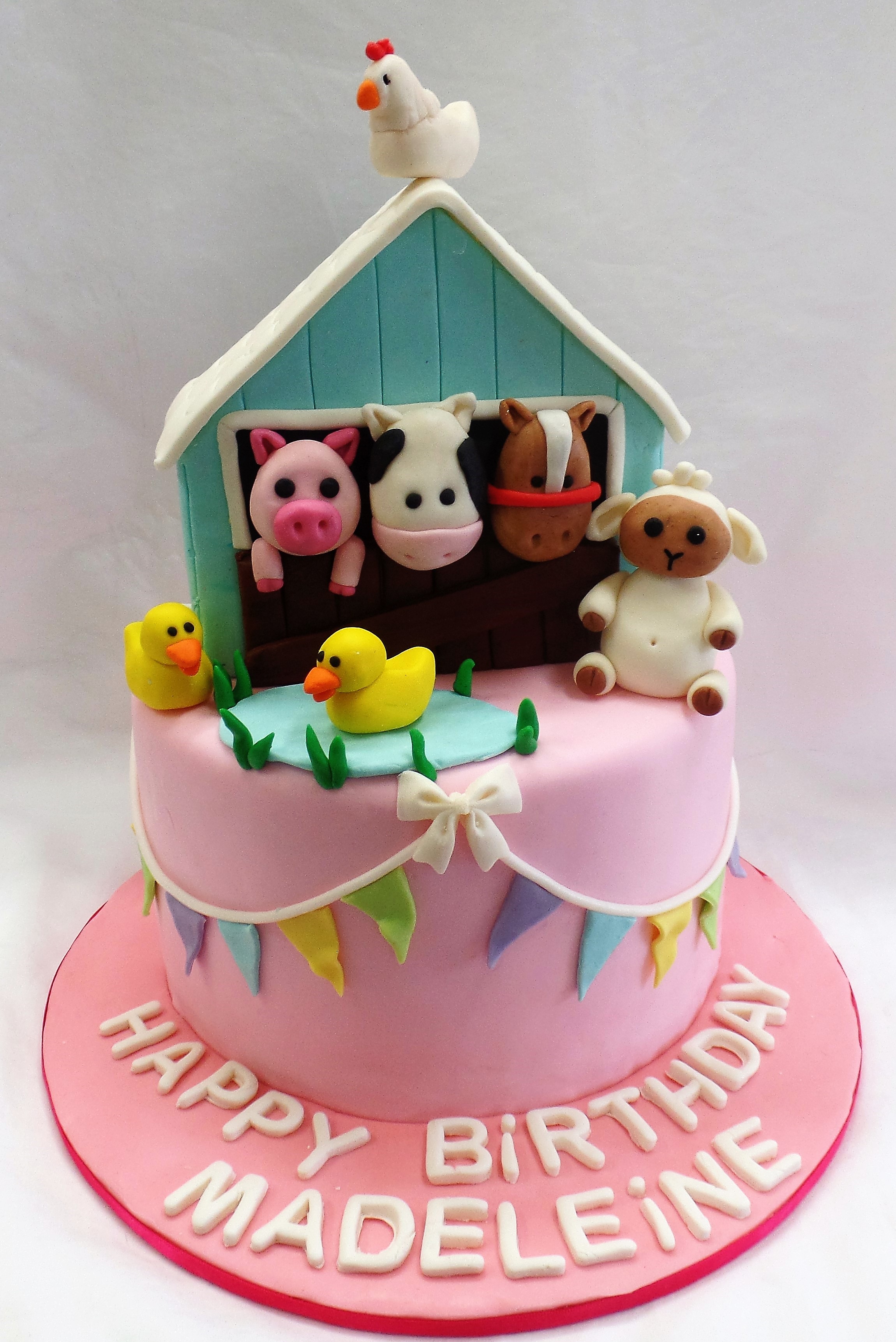 Farm Birthday Cake