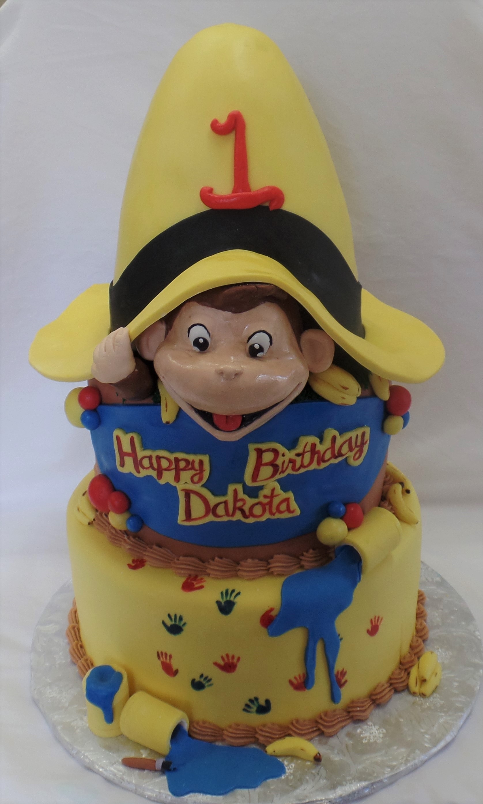 Curious George Birthday Cake