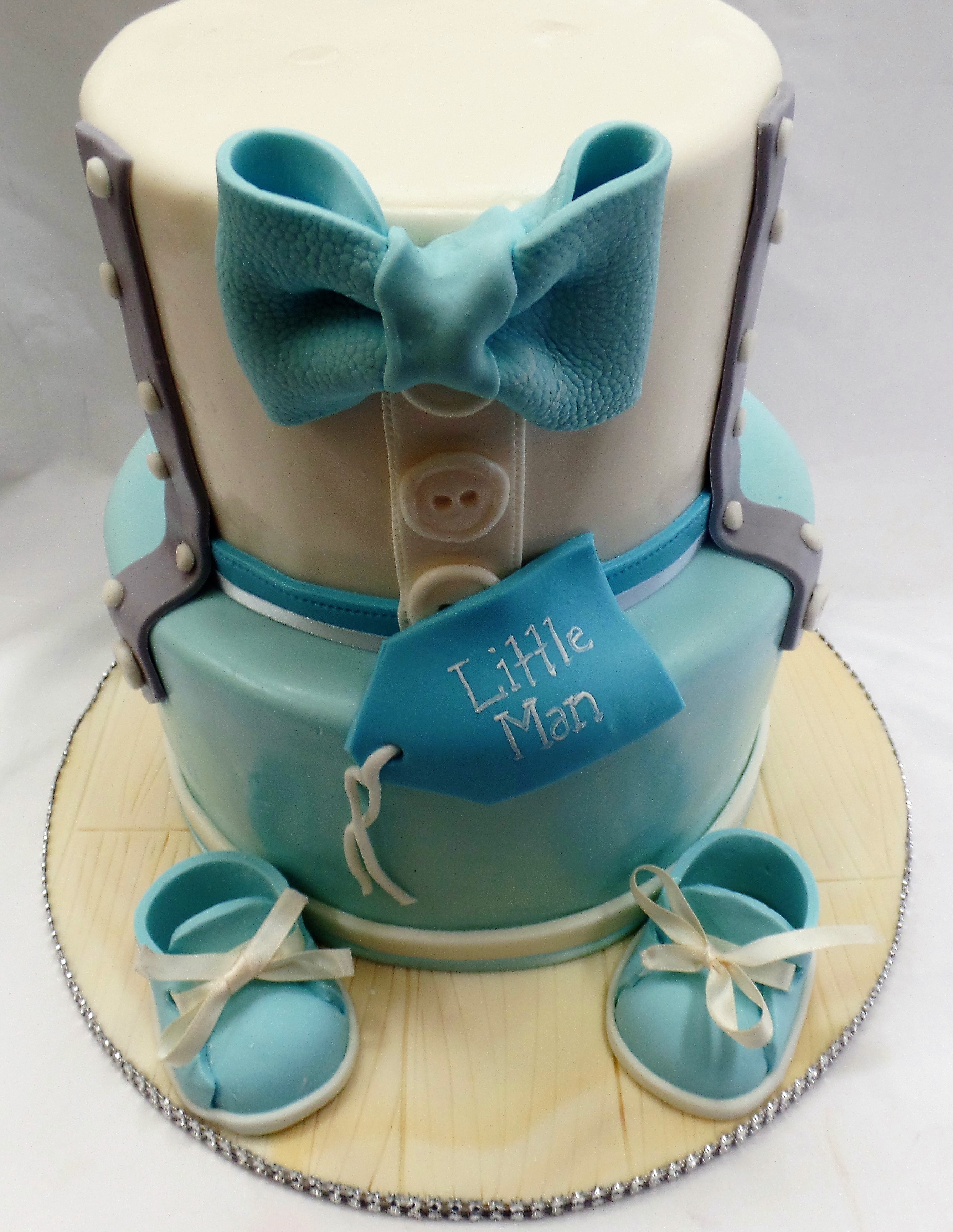Little Man Baby Shower Cake