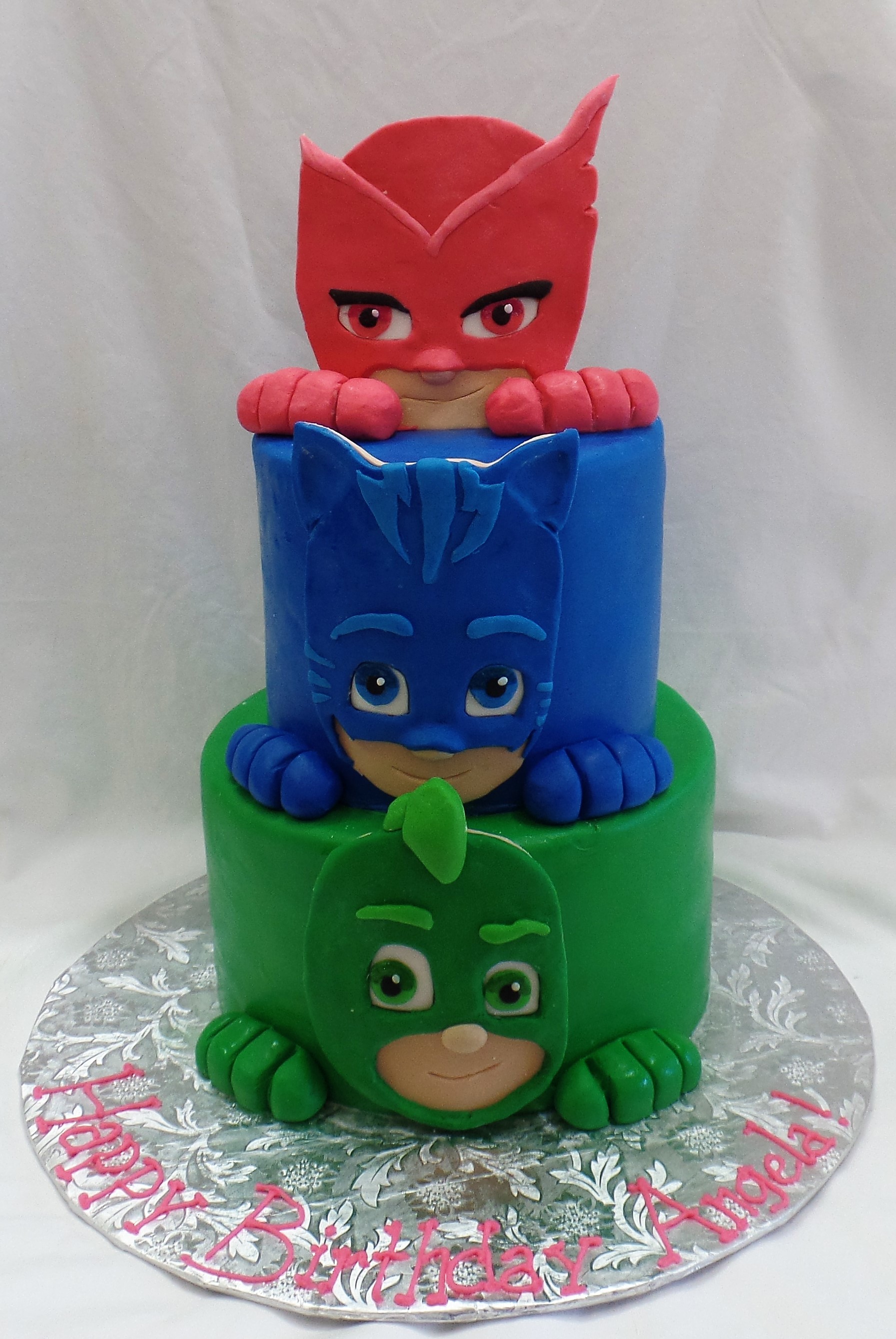 PJ Masks Birthday Cake