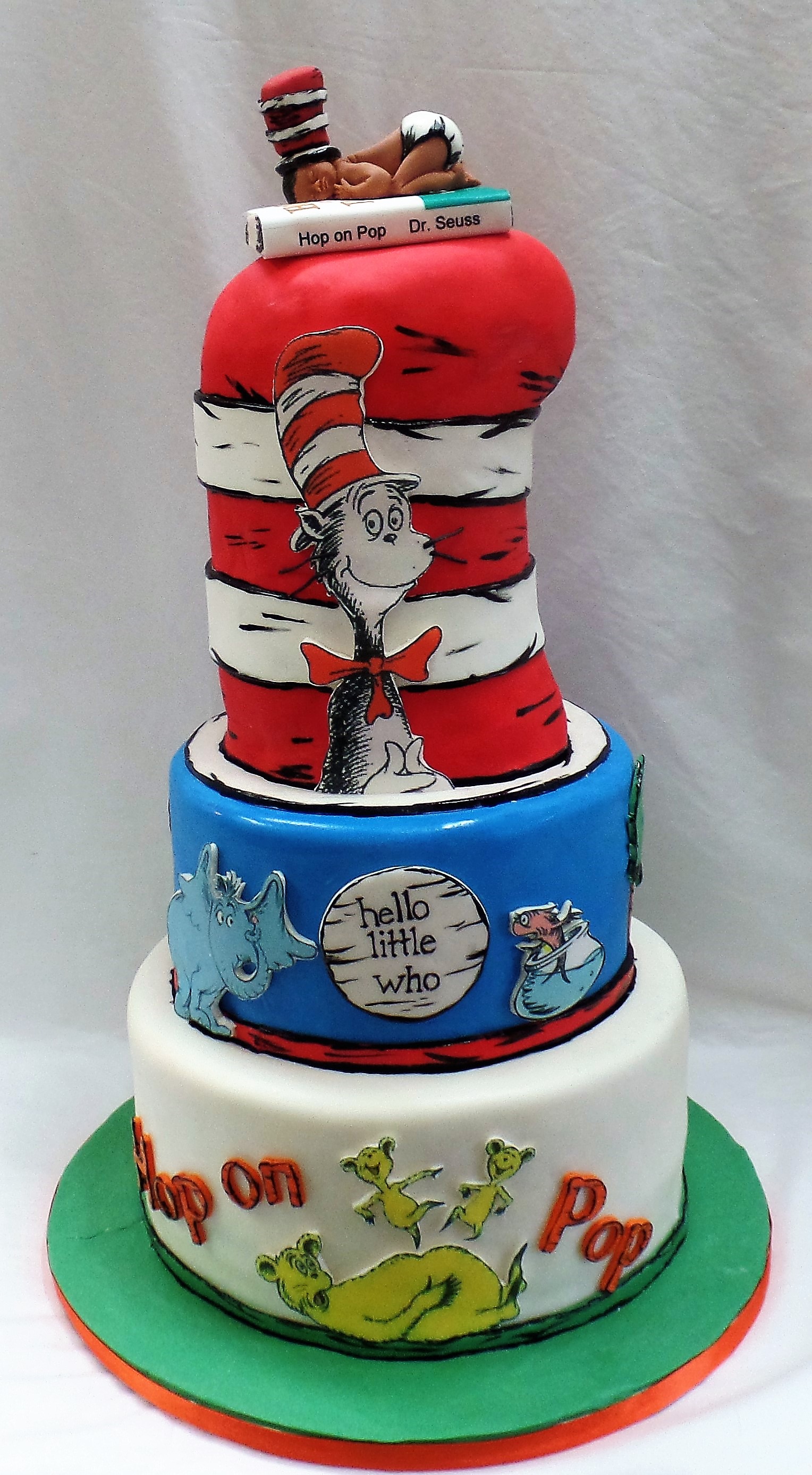 Dr. Seuss Baby Shower Cake
