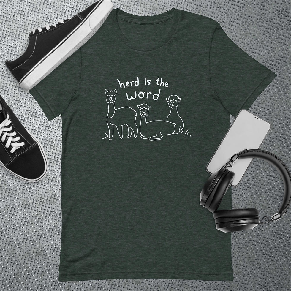 Thumbnail: Herd is the Word Unisex T-shirt