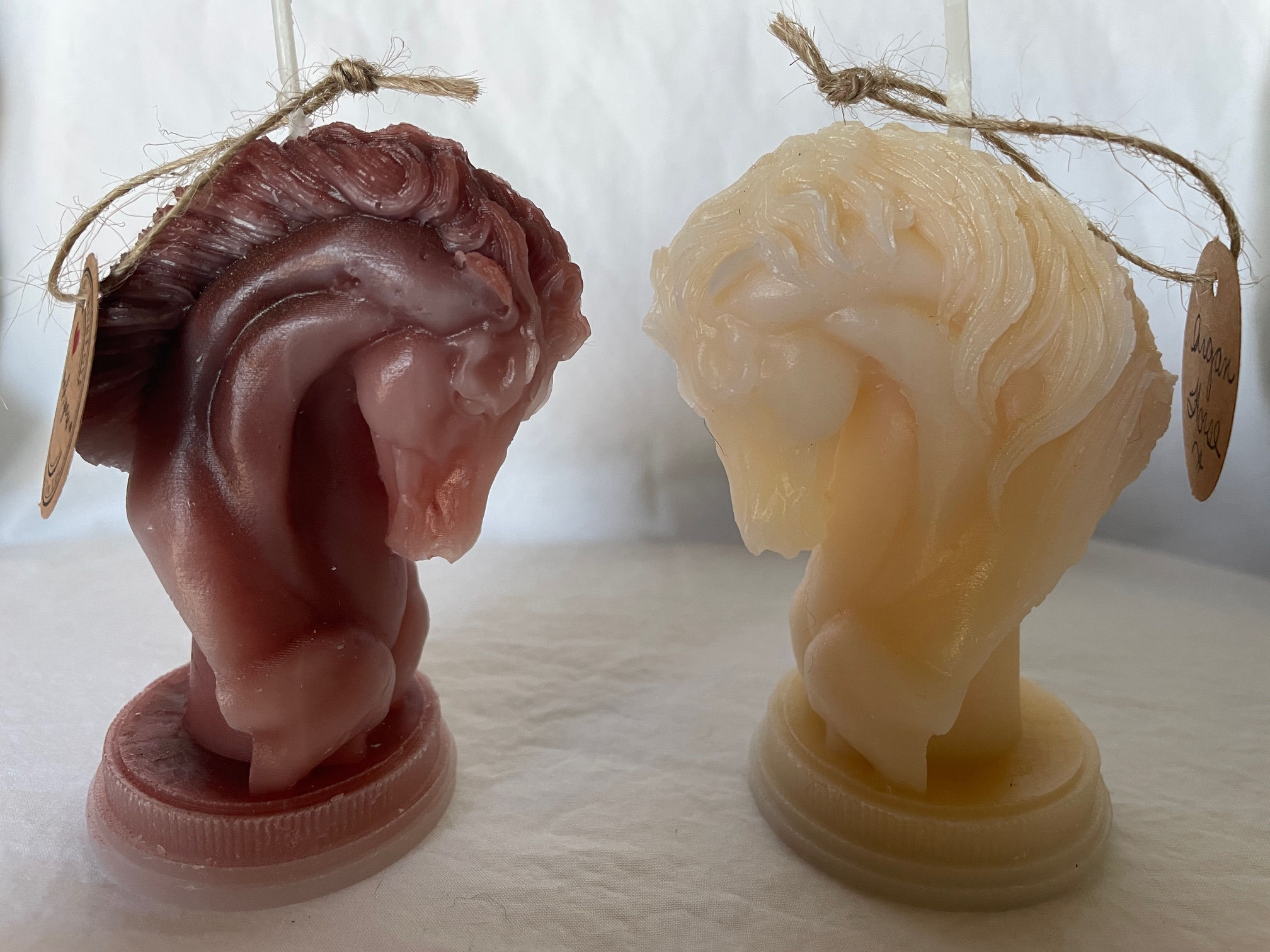 Horse Candle ~ 4-5 oz