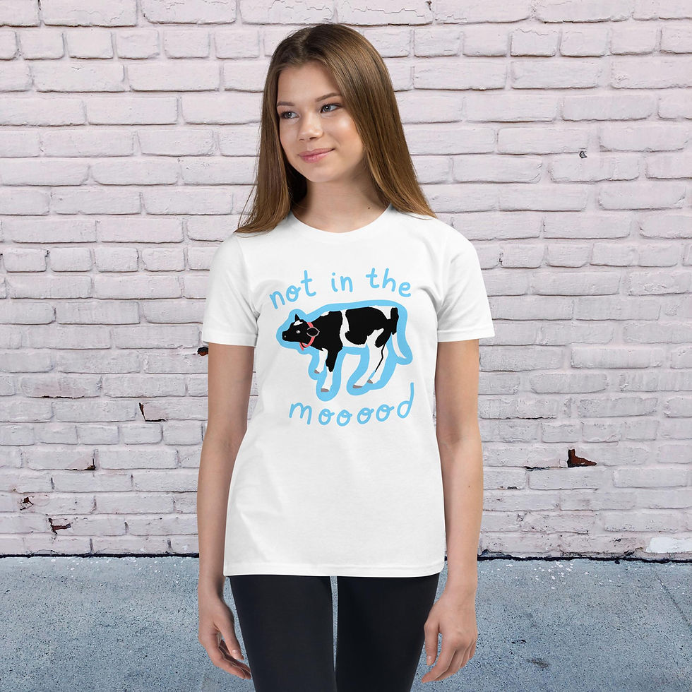 Thumbnail: Not in the Mood Youth Short Sleeve T-Shirt