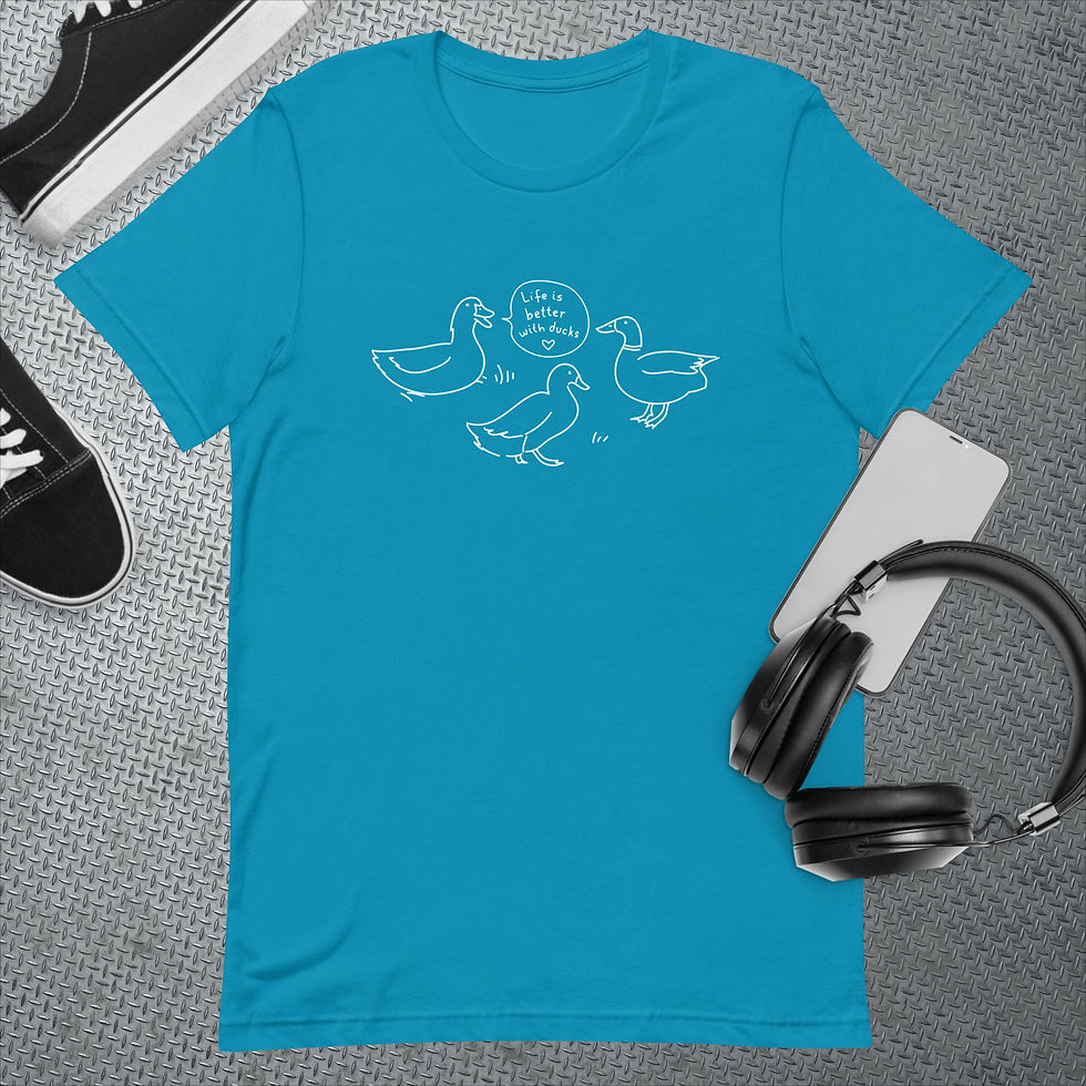Thumbnail: Unisex T-shirt Ducks