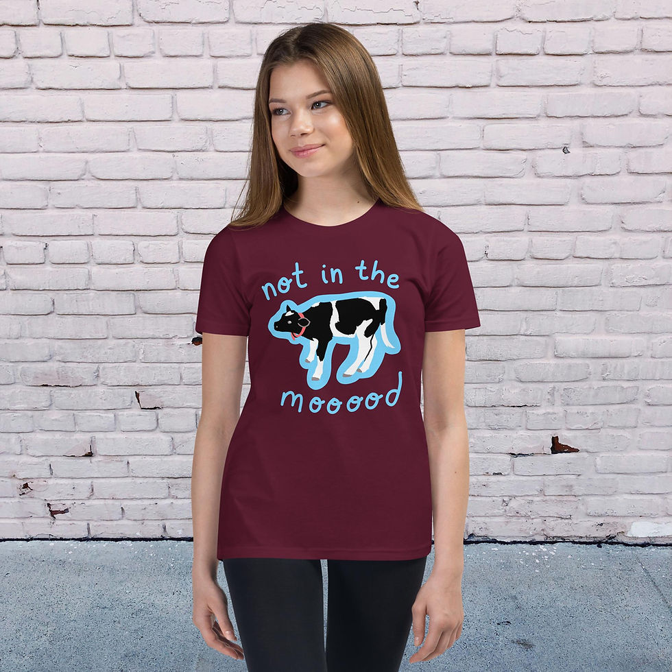 Thumbnail: Not in the Mood Youth Short Sleeve T-Shirt