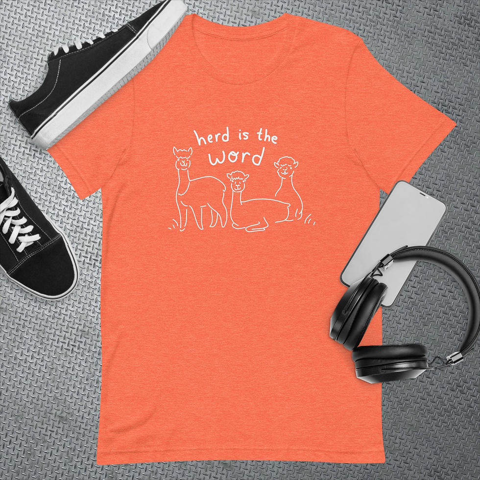 Thumbnail: Herd is the Word Unisex T-shirt