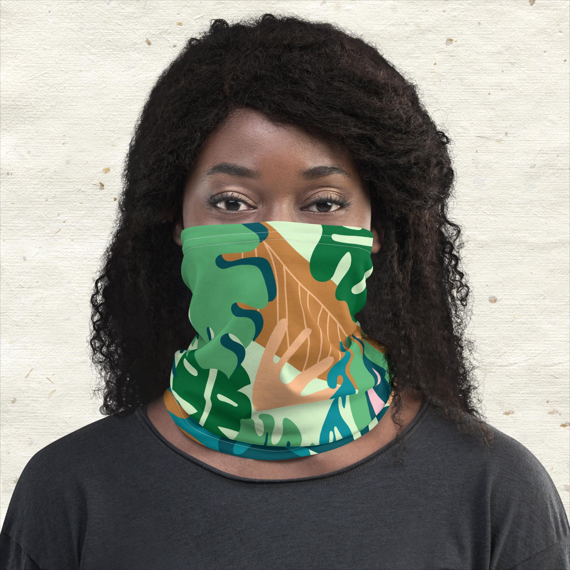 Neck Gaiter Tropical Ferns