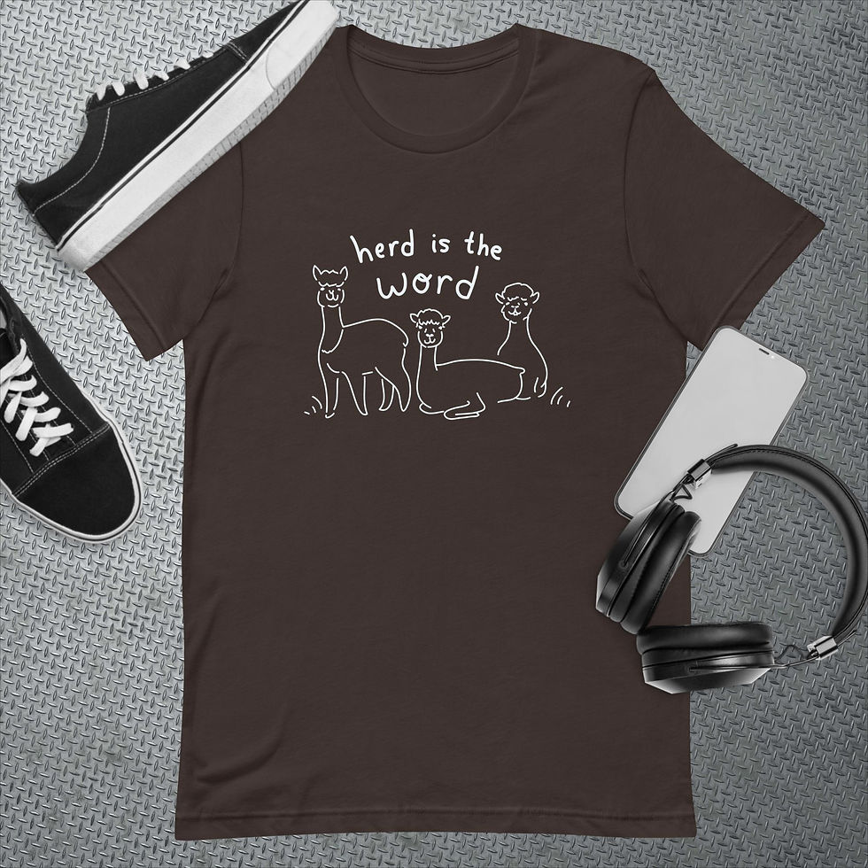 Thumbnail: Herd is the Word Unisex T-shirt