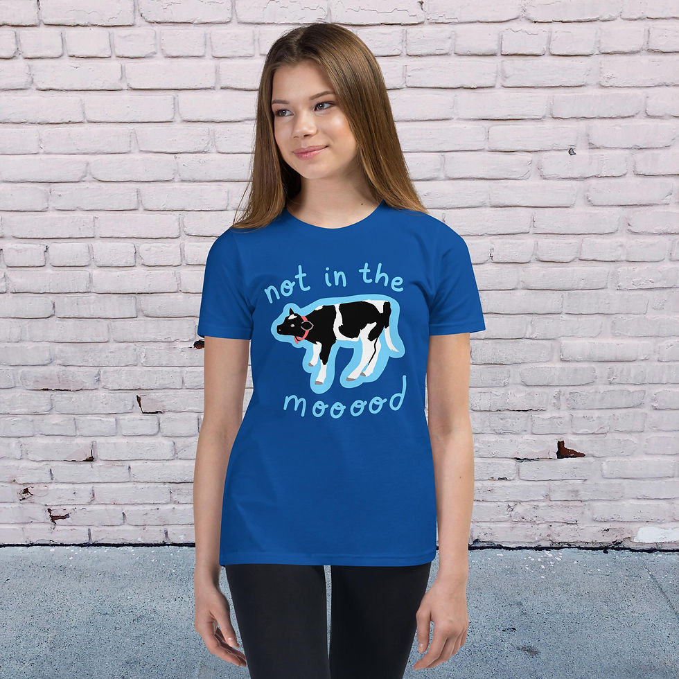 Thumbnail: Not in the Mood Youth Short Sleeve T-Shirt