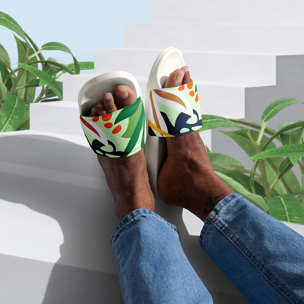 Thumbnail: Men’s Slides Geometric Tropical