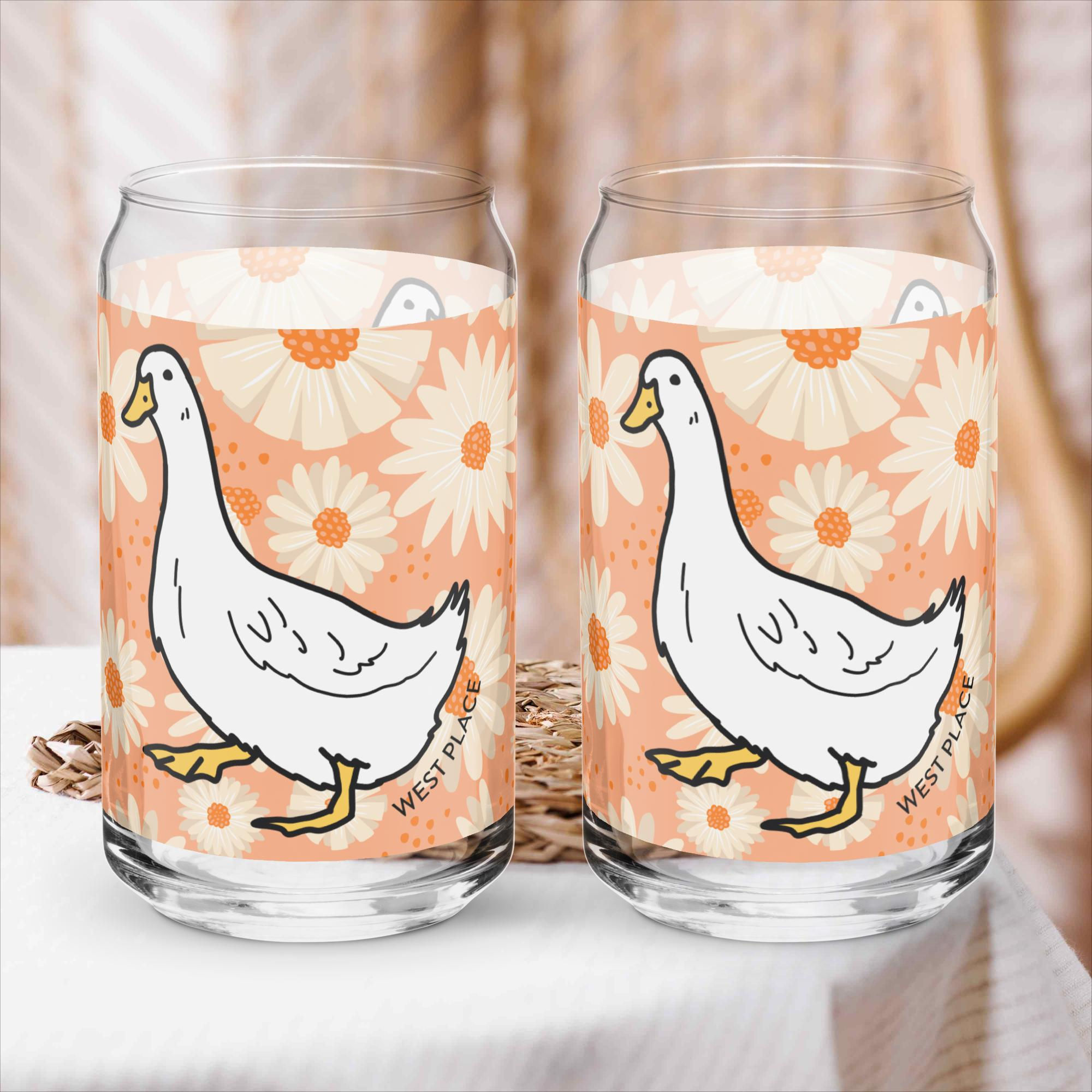 Can-shaped Glass Ducky