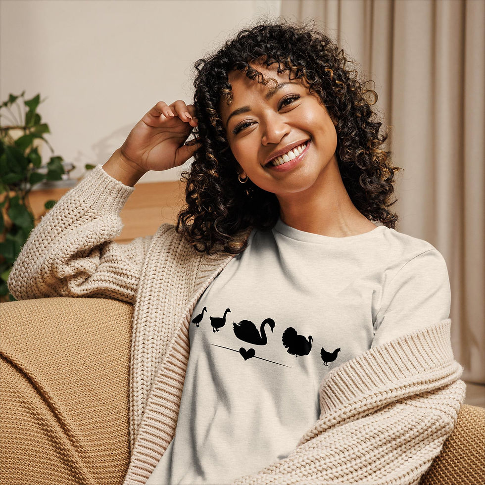 Thumbnail: Relaxed T-Shirt Birds of West Place