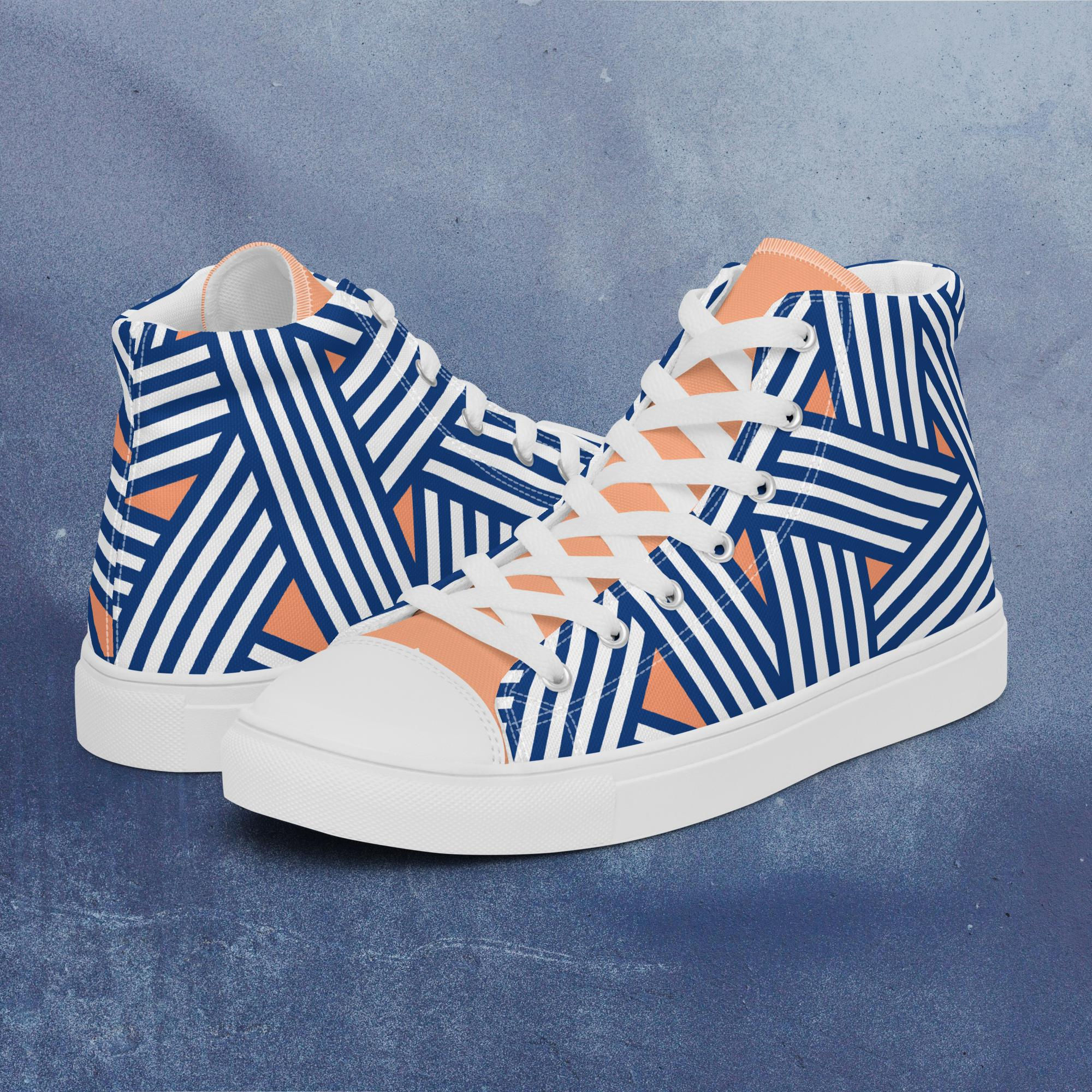 Basket Weave Men’s High Tops