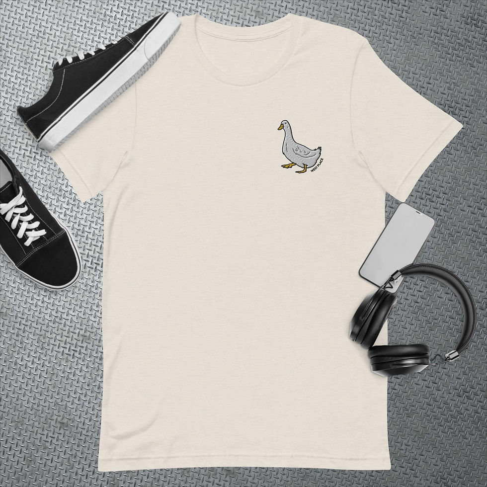 Thumbnail: Unisex Embroidered Tee Ducky