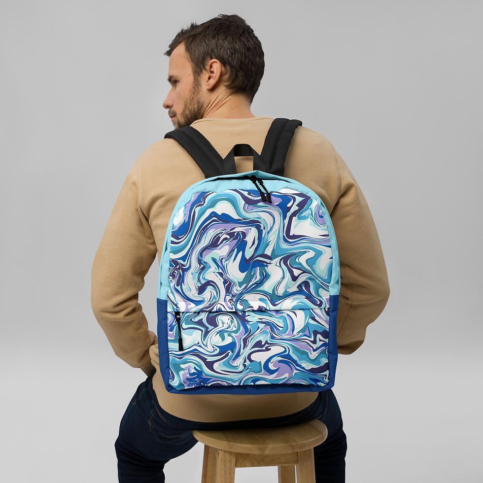 Thumbnail: Blue Swirl Backpack