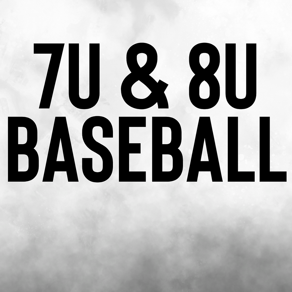 Click to View - 7U & 8U Baseball Travel Team Info