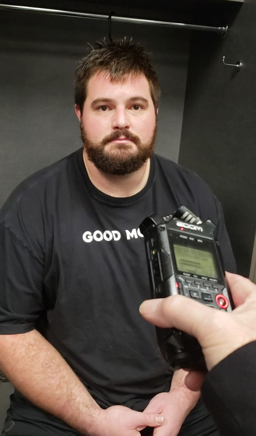 "It sucks...go in fix stuff and go on to the next one.” - Landon Dickerson. Photo by Al Thompson