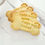 Thumbnail: Hug and kisses bone cookie cutter 