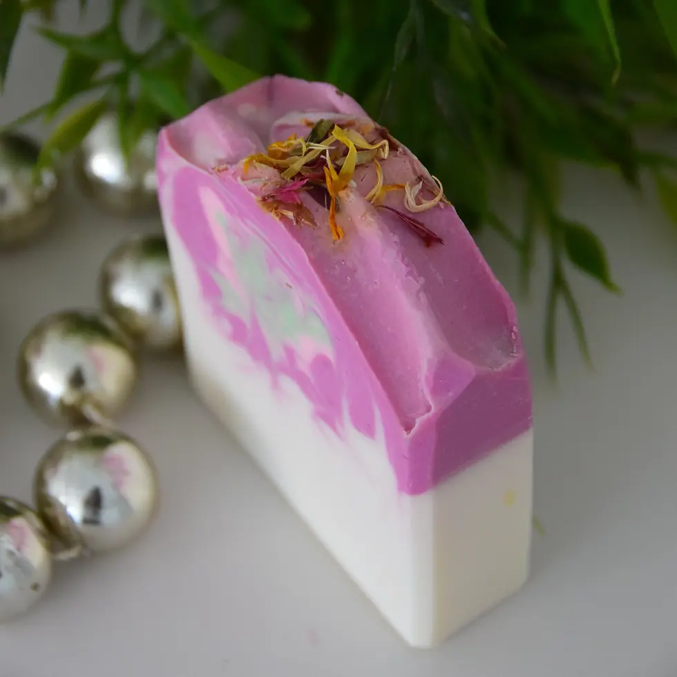 Thumbnail: Strawberry cream natural soap