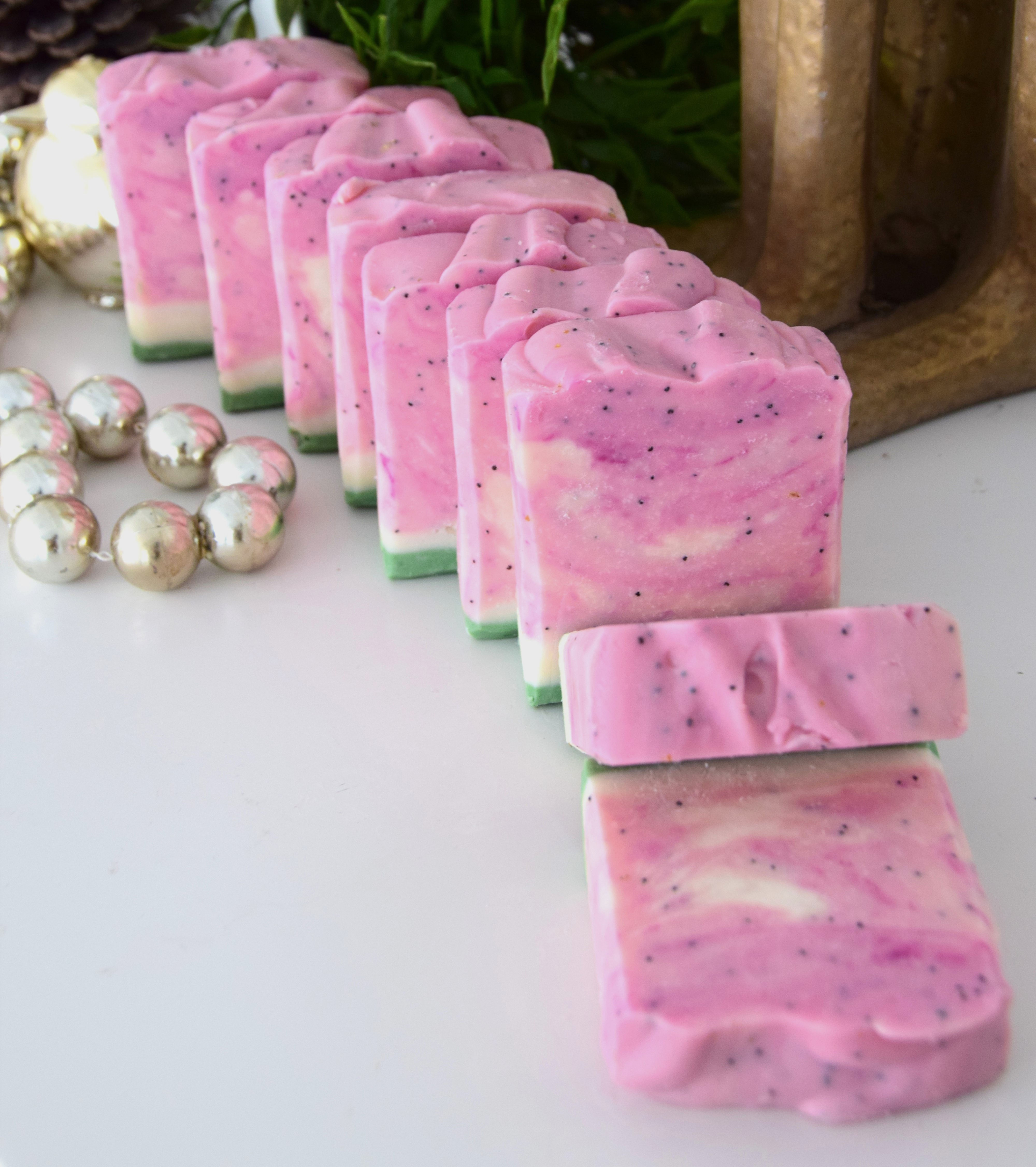 Watermelon natural soap