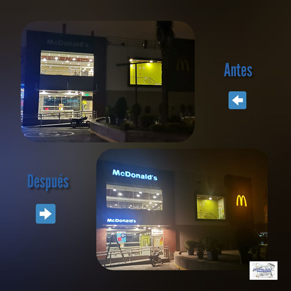 Mant. letreros - MCD Plaza Lima Sur