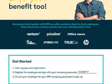 NEW Member Benefit! 