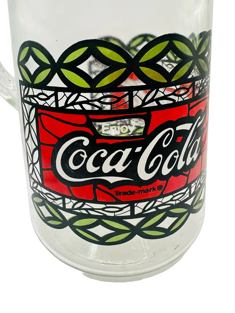 Thumbnail: Vintage Coca-Cola Glassware with Tiffany Style Design