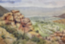 Overlooking Palm Desert (original)