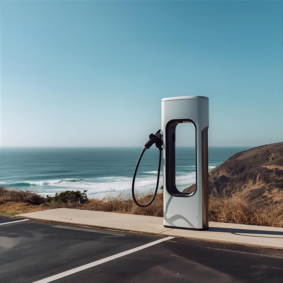 EVSE near the Southern California coast