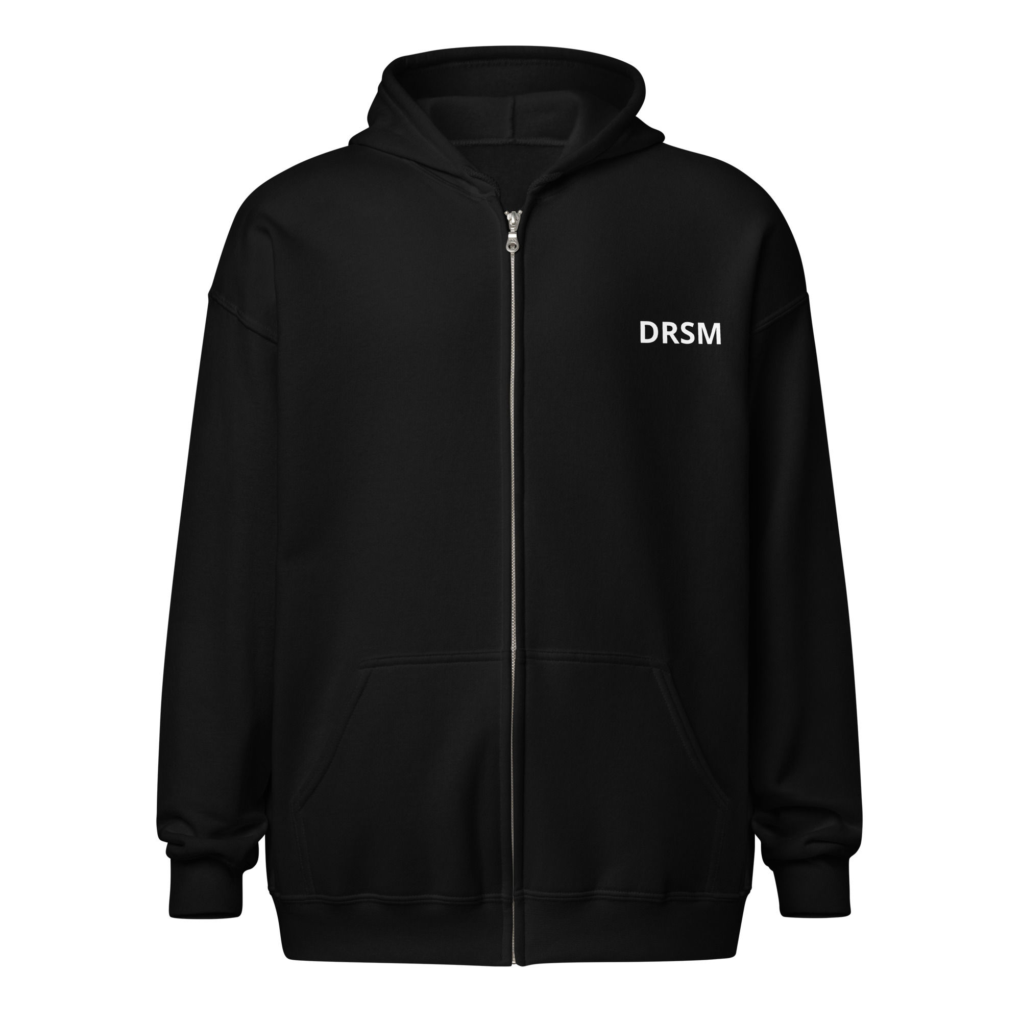 Unisex Kalın Kumaşlı Fermuarlı Kapüşonlu Sweatshirt