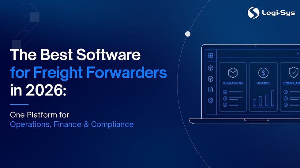 The Best Software for Freight Forwarders in 2026