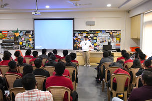 Idea Loom Origins session with Sai Praneth guiding Keystone students