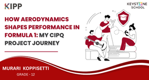 Blog cover poster titled ‘How Aerodynamics Shapes Performance in Formula 1: My CIPQ Project Journey’