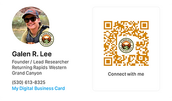 A photo of Galen Lee's buisness card.