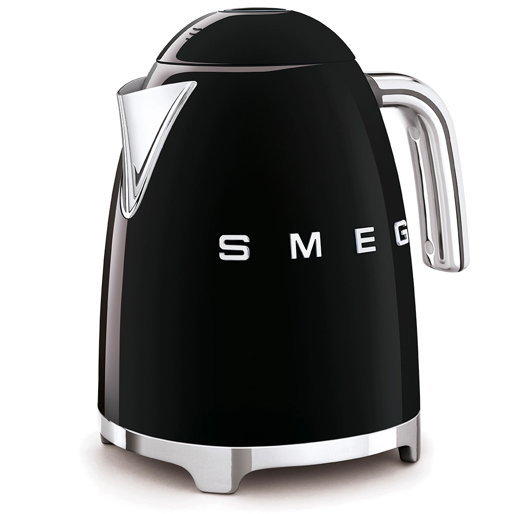 SMEG Wasserkocher schwarz, 1,7 L -  50's Style