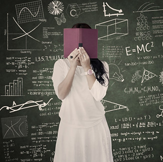 Student Behind the Books