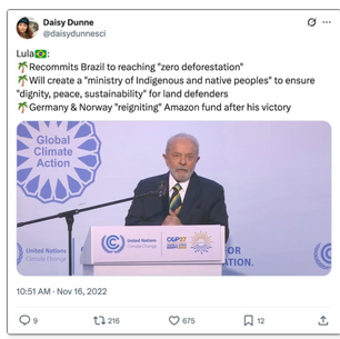 Some outcomes of COP30