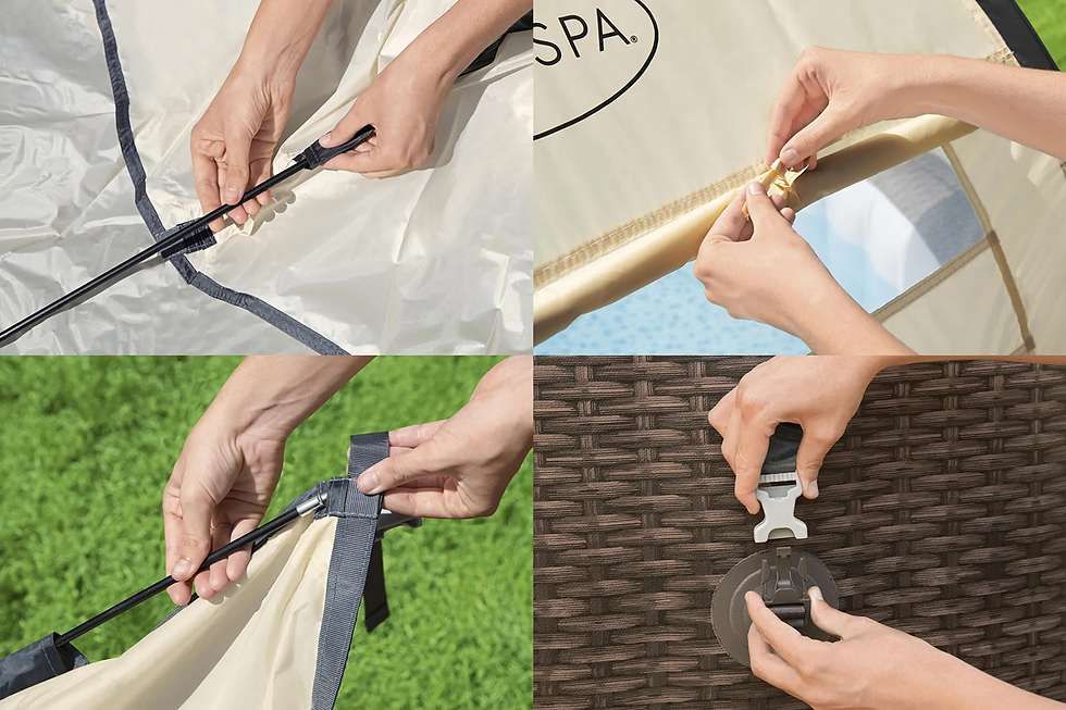 Miniaturbild: Bestway® LAY-Z-SPA® Whirlpool Sonnenschutzdach
