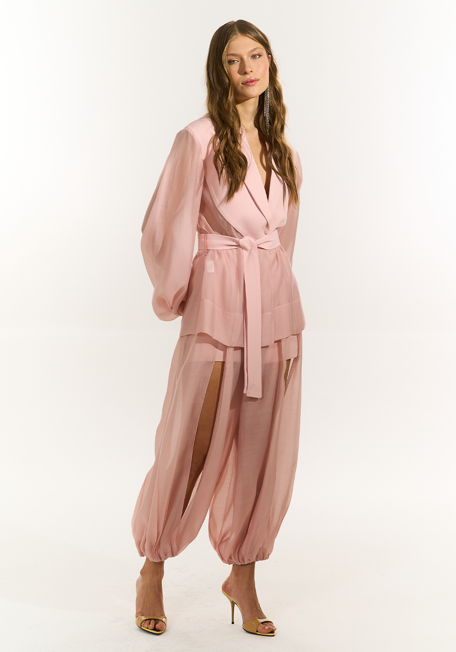 Thumbnail: Belted Blazer w/ Cutout