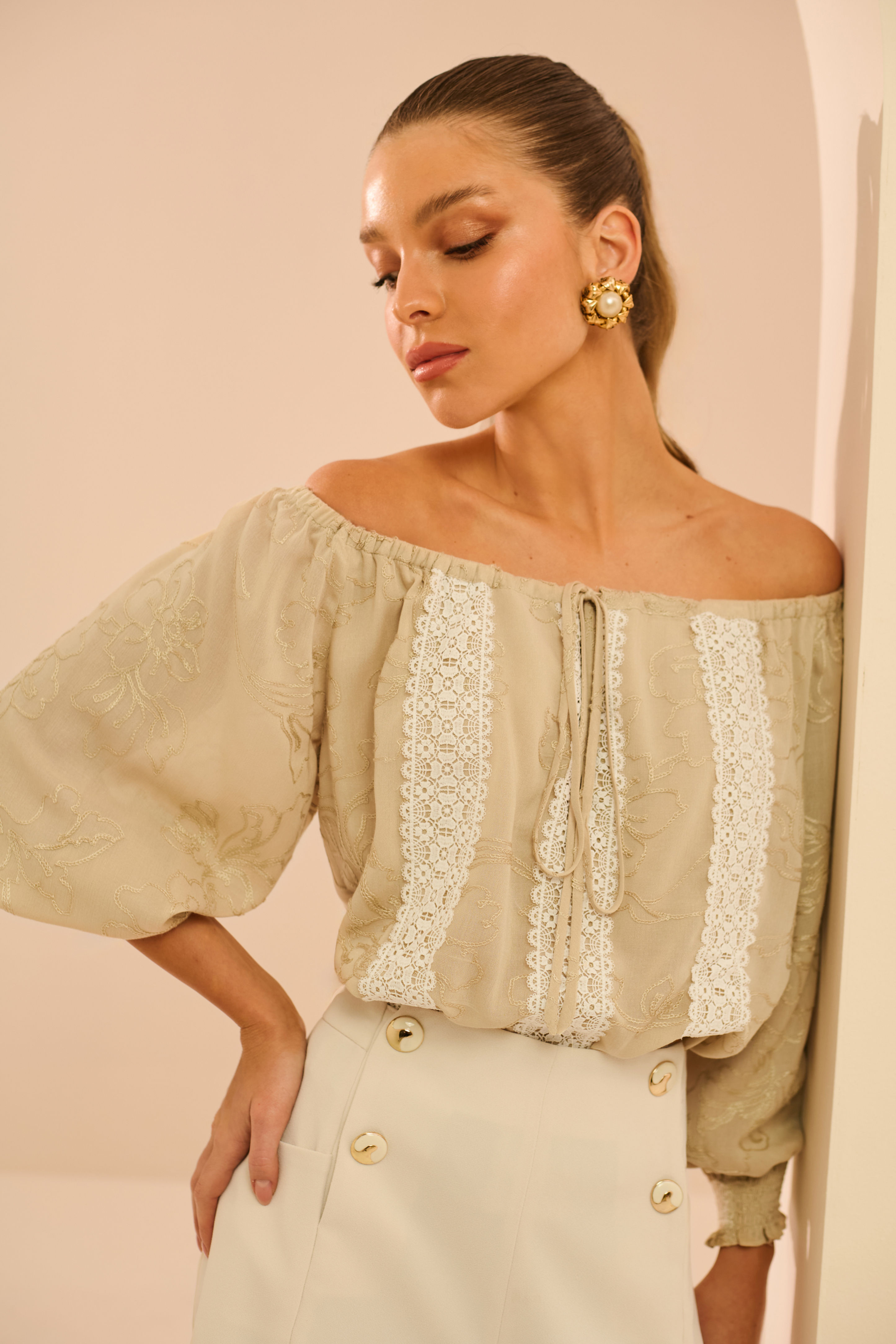 One Shoulder Blouse