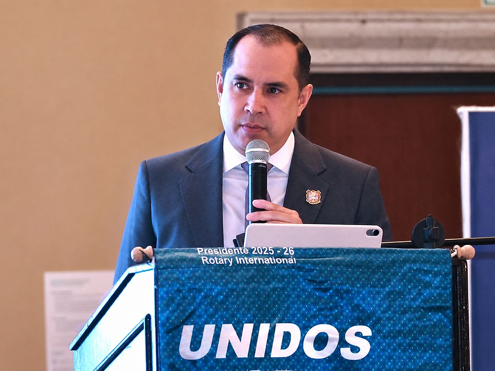 PARTICIPA SECRETARIO DE FINANZAS EN ENCUENTRO ROTARIO Y DESTACA SANEAMIENTO FINANCIERO DE TAMAULIPAS.