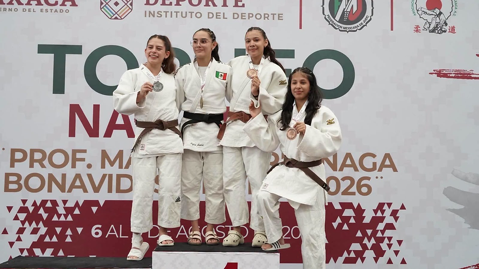CONQUISTA TAMAULIPAS 28 MEDALLAS EN EL CAMPEONATO NACIONAL DE JUDO.