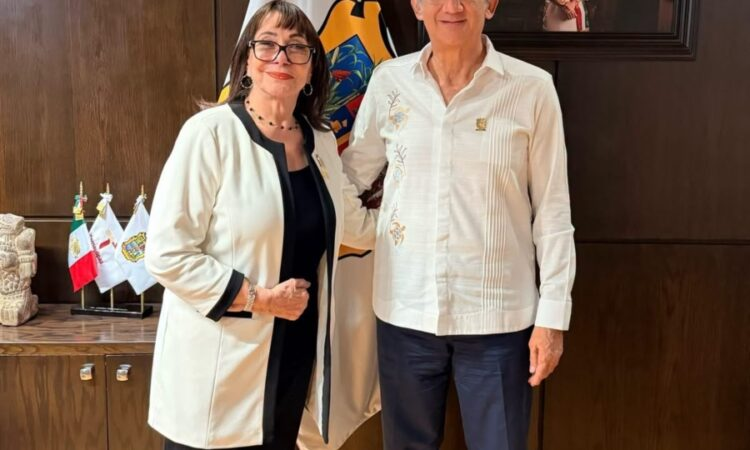 BLANCA ANZALDÚA Y AMÉRICO VILLARREAL SOSTIENEN FRUCTÍFERA REUNIÓN, "NOS RESPALDA UNA TRAYECTORIA DE SERVICIO"
