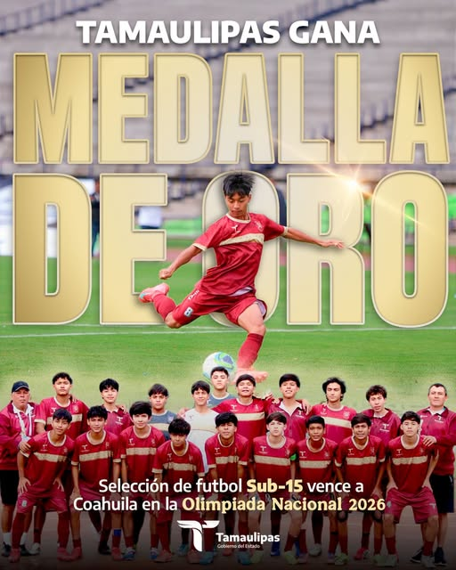 ¡TAMAULIPAS GANA MEDALLA DE ORO!