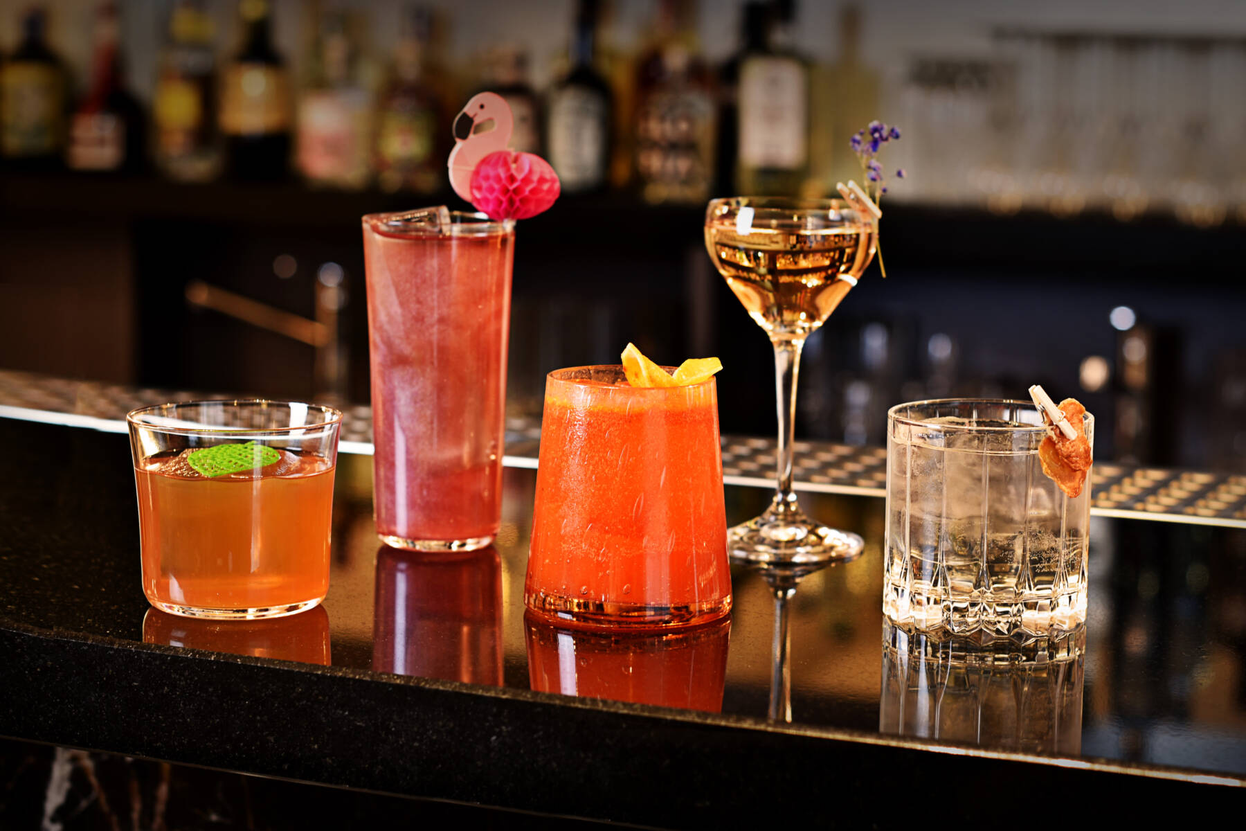 Arranged Food and Objects