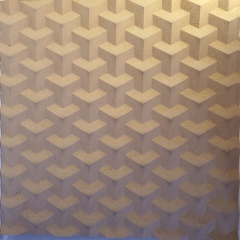 motif 3dimensi cnc cutting grafir timbul bahan mdf design kubus