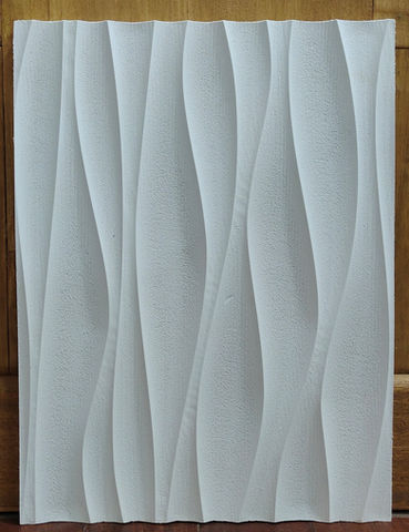 cnc cutting pvc board motif ombak ukiran timbul